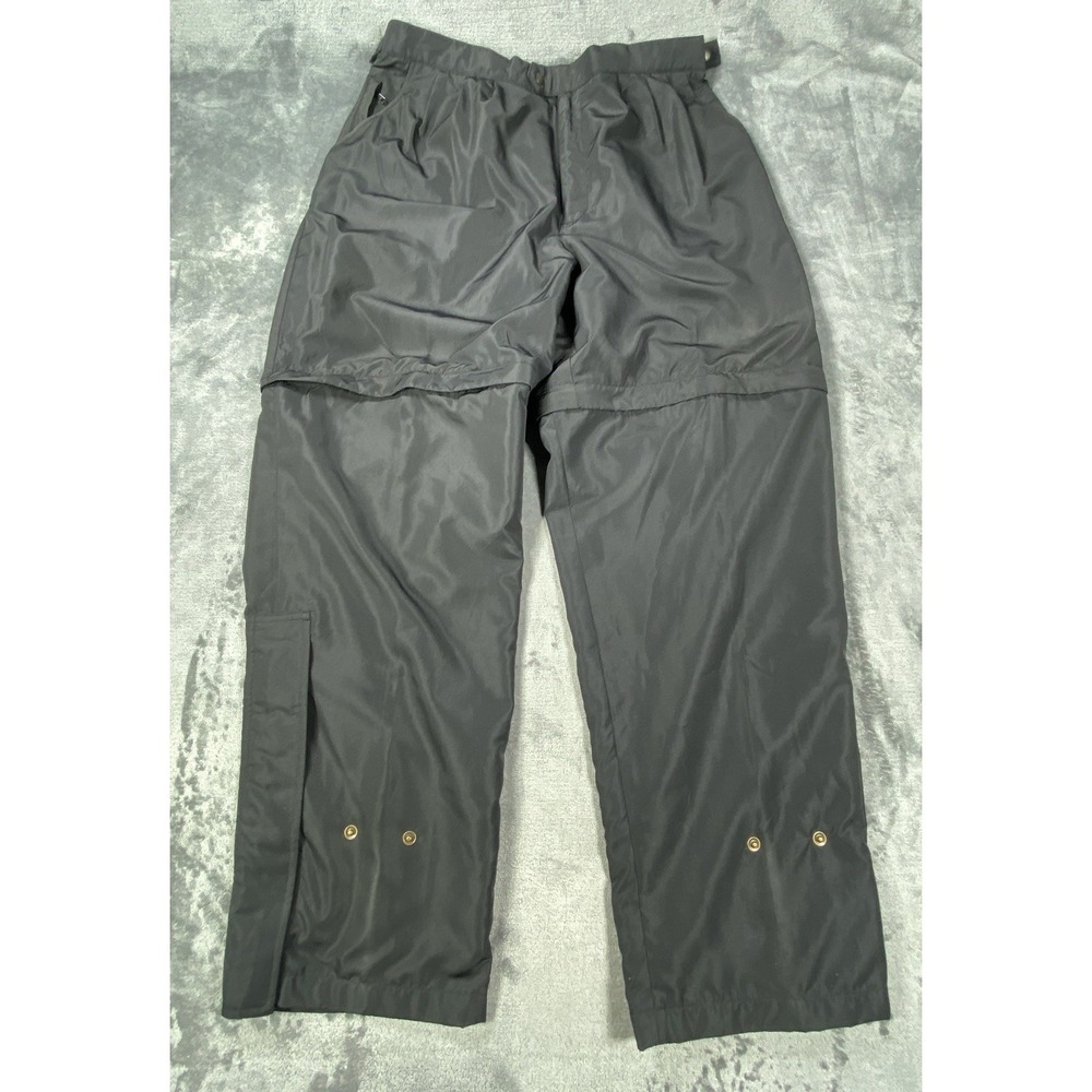 FootJoy FJ Pants XL Mens Black Dry Joys Convertible Golf Rain Wind
